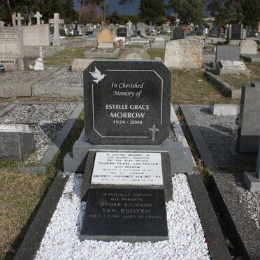 MORROW Estelle Grace 1924-2008 :: VAN ROOYEN Andries Johannes -1973 & Sharon Pearl MORROW -1972 :: VAN ROOYEN Andre Richard -1997