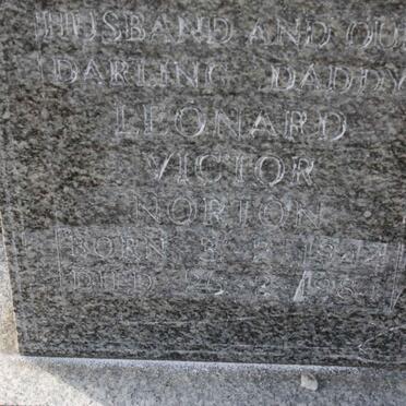 NORTON Leonard Victor 1944-1984