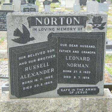 NORTON Leonard Norman 1920-1979 :: NORTON Russell Alexander 1965-1969