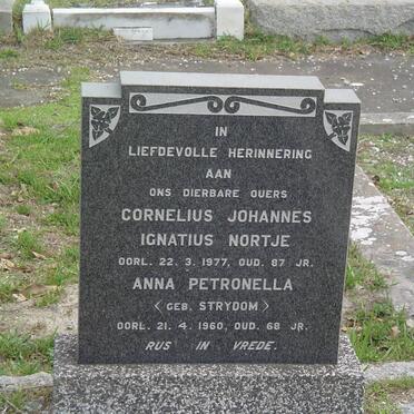 NORTJE Cornelius Johannes Ignatius -1977 &amp; Anna Petronella STRYDOM -1960