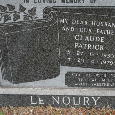 NOURY Claude Patrick, le 1930-1979