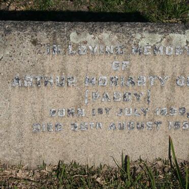 ORPEN Arthur Moriarty 189?-1954