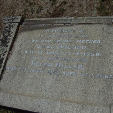 OKESON Owen 1914-1950 :: MILLER Helga -1952