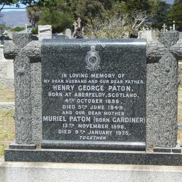 PATON Henry George 1898-1949 &amp; Muriel GARDINER 1898-1975