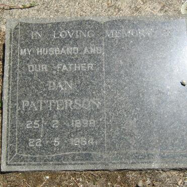 PATTERSON Dan 1898-1964