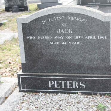 PETERS Jack -1961