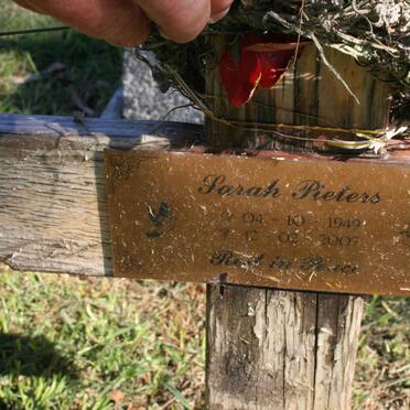 PIETERS Sarah 1949-2007