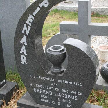 PIENAAR Barend Jacobus 1930-1982