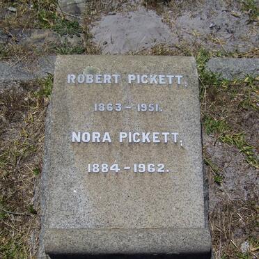 PICKETT Robert 1863-1951 &amp; Nora 1884-1962