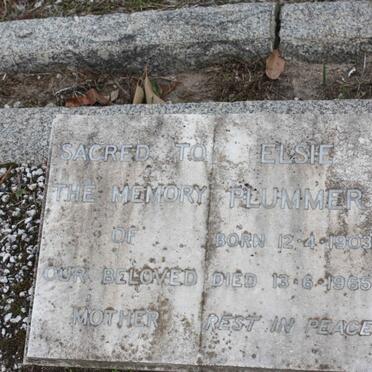 PLUMMER Elsie 1903-1965