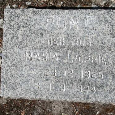 PUNT Maria 1925-1994