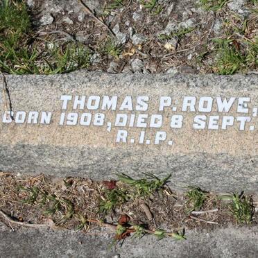 ROWE Thomas P. 1908-1959