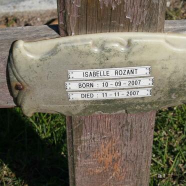 ROZANT Isabelle 2007-2007