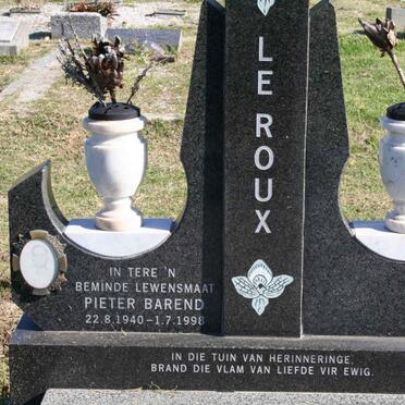 ROUX Pieter Barend, le 1940-1998