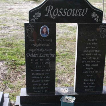 ROSSOUW Deidre Lorraine 1983-2005