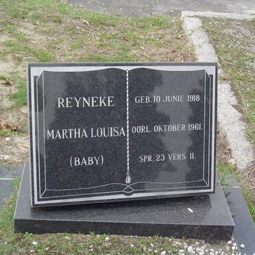 REYNEKE Martha Louisa 1918-1961