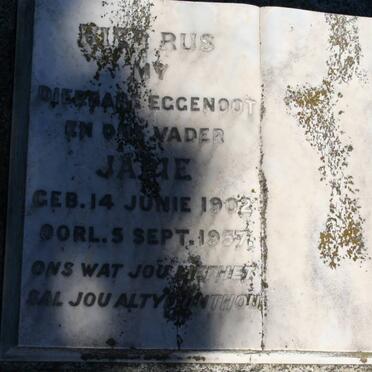 RENSBURG Japie, van 1902-1957