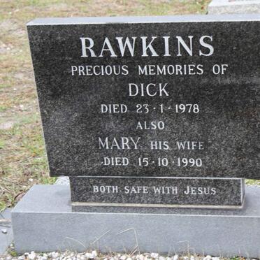 RAWKINS Dick -1978 &amp; Mary -1990