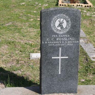 ROSSLIND G.C. -1920