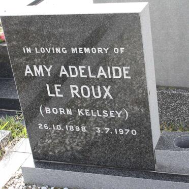 ROUX Amy Adelaide, le  nee KELLSEY 1898-1970