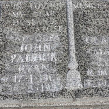 RYAN John Patrick 1902-1983 &amp; Gladys Mary 1904-1998