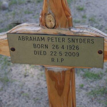 SNYDERS Abraham Peter 1926-2009