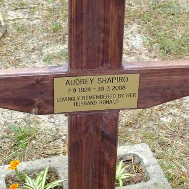 SHAPIRO Audrey 1924-2008