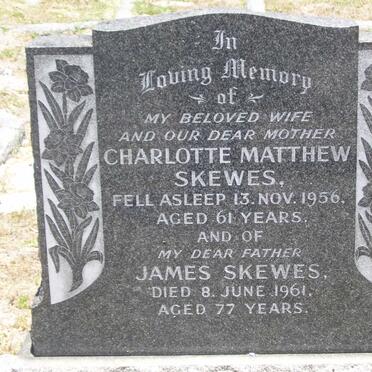 SKEWES James -1961 &amp; Charlotte Matthew -1956