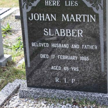 SLABBER Johan Martin -1985