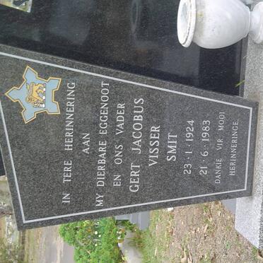 SMIT Gert Jacobus Visser 1924-1983