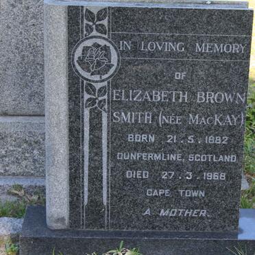 SMITH Elizabeth Brown nee MacKAY 1882-1968
