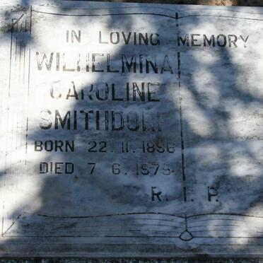 SMITHDORF Wilhelmina Caroline 1896-1975