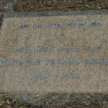 SMOOK Nicholas Petrus 1947-1955