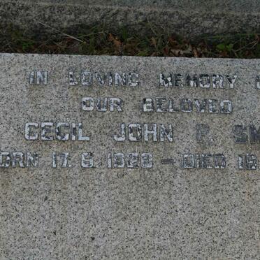 SMIT Cecil John F. 1920-1981