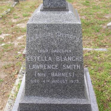 SMITH Estella Blanche, LAWRENCE nee BARNES -1973