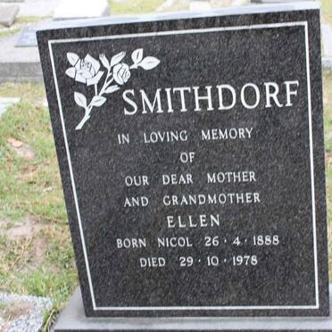 SMITHDORF Ellen nee NICOL 1888-1978