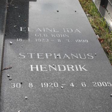 SMIT Stephanus Hendrik 1920-2005 &amp; Elaine Ida KŐHN 1923-1999