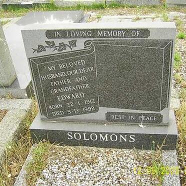 SOLOMONS Edward 1912-1992