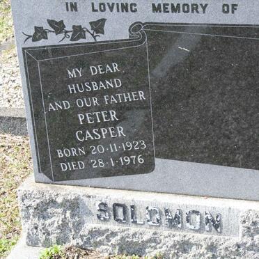 SOLOMON Peter Casper 1923-1976