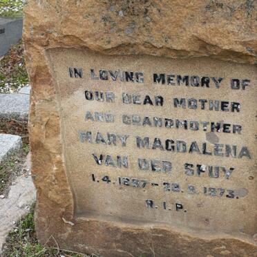 SPUY Mary Magdalena, van der 1887-1973