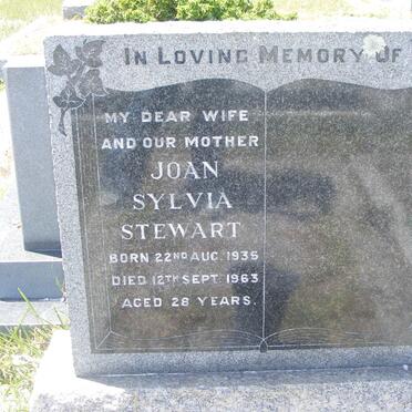 STEWART Joan Sylvia 1935-1963