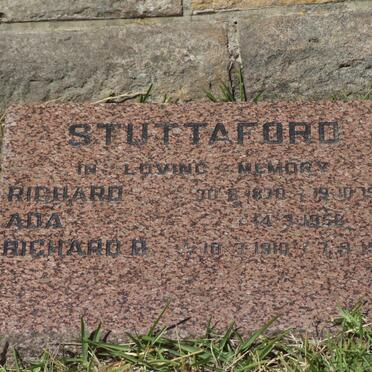 STUTTAFORD Richard 1870-1945 :: STUTTAFORD Ada -1958 :: STUTTAFORD Richard 1910-1978
