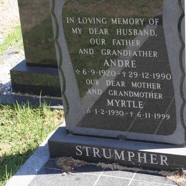 STRUMPHER André 1920-1990 &amp; Myrtle 1930-1999