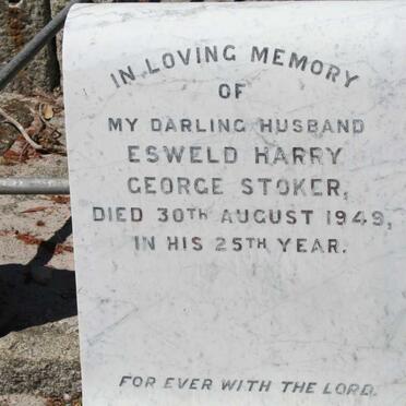 STOKER Esweld Harry George -1949
