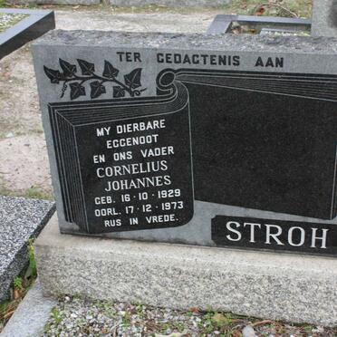 STROH Cornelius Johannes 1929-1973