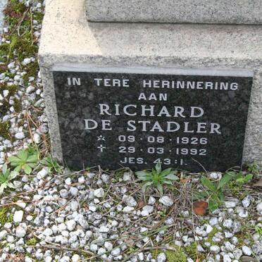 STADLER Richard, de 1926-1992