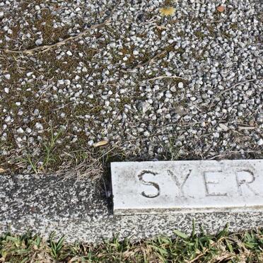 SYER Charles James 1899-1970 &amp; Susan KYNOCH 1901-1997