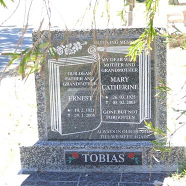 TOBIAS Ernest 1921-2005 &amp; Mary Catherine 1925-2003