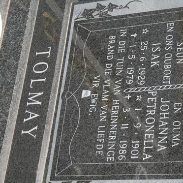 TOLMAY Johanna Petronella 1901-1986 :: TOLMAY Isak 1929-1979