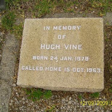 VINE Hugh 1878-1963